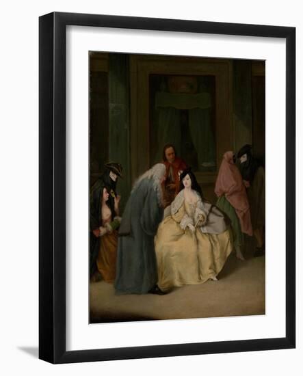 The Meeting, c.1746-Pietro Longhi-Framed Giclee Print
