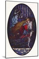'The Meeting', c1918-Harry Clarke-Mounted Giclee Print