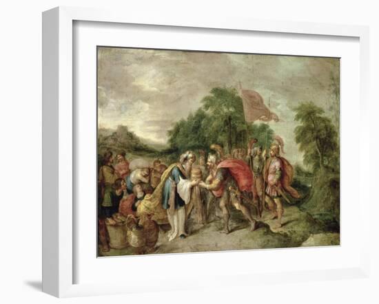 The Meeting of Abraham and Melchizedek-Frans II Franken-Framed Giclee Print