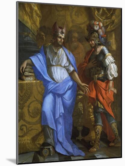 The Meeting of Abraham and Melchizedek-Laurent de La Hyre-Mounted Giclee Print