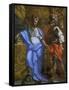 The Meeting of Abraham and Melchizedek-Laurent de La Hyre-Framed Stretched Canvas