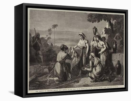 The Meeting of Abraham's Servant with Rebekah at the Well-null-Framed Stretched Canvas