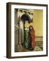 The Meeting of Anna and Joachim at the Golden Gate, C. 1440-Konrad Witz-Framed Giclee Print