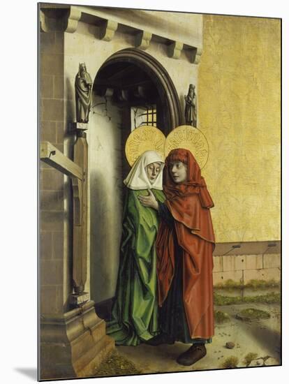 The Meeting of Anna and Joachim at the Golden Gate, C. 1440-Konrad Witz-Mounted Giclee Print