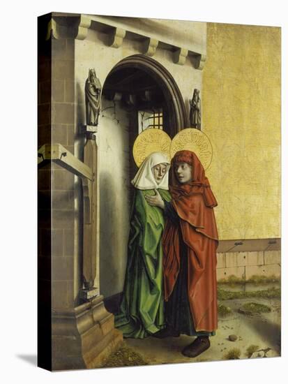 The Meeting of Anna and Joachim at the Golden Gate, C. 1440-Konrad Witz-Stretched Canvas