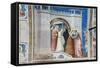 The Meeting of Anna and Joachim-Giotto di Bondone-Framed Stretched Canvas