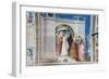 The Meeting of Anna and Joachim-Giotto di Bondone-Framed Giclee Print