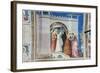 The Meeting of Anna and Joachim-Giotto di Bondone-Framed Giclee Print