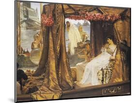 The Meeting of Anthony and Cleopatra, 41 BC-Sir Lawrence Alma-Tadema-Mounted Giclee Print