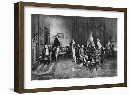 The Meeting of Burns and Scott, C1786-null-Framed Giclee Print