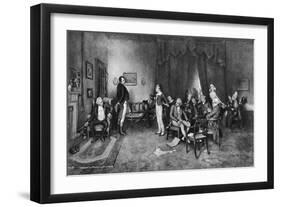 The Meeting of Burns and Scott, C1786-null-Framed Giclee Print