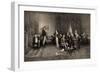 The Meeting of Burns and Scott-Charles Martin Hardie-Framed Giclee Print