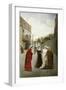 The Meeting of Dante and Beatrice-Lorenzo Valles-Framed Giclee Print