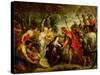 The Meeting of David and Abigail, 1625-28-Peter Paul Rubens-Stretched Canvas