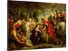 The Meeting of David and Abigail, 1625-28-Peter Paul Rubens-Stretched Canvas