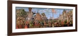 The Meeting of Etherius and Ursula and the Departure of the Pilgrims-Vittore Carpaccio-Framed Giclee Print