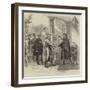 The Meeting of Garibaldi and Tennyson at Faringford House, Isle of Wight-null-Framed Giclee Print