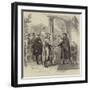 The Meeting of Garibaldi and Tennyson at Faringford House, Isle of Wight-null-Framed Giclee Print