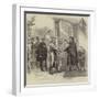 The Meeting of Garibaldi and Tennyson at Faringford House, Isle of Wight-null-Framed Giclee Print
