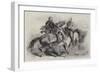 The Meeting of General Garibaldi and Victor Emmanuel on 26 October, Near Teano-null-Framed Giclee Print