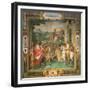 The Meeting of Holy Roman Emperor Charles V and Alessandro Farnese in 1544-Taddeo Zuccari-Framed Giclee Print