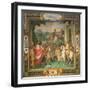 The Meeting of Holy Roman Emperor Charles V and Alessandro Farnese in 1544-Taddeo Zuccari-Framed Giclee Print