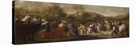 The Meeting of Jacob and Esau-Gerrit Claesz Bleker-Stretched Canvas