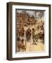 The meeting of Jacob and Joseph in Egypt - Bible-William Brassey Hole-Framed Giclee Print