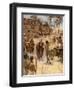 The meeting of Jacob and Joseph in Egypt - Bible-William Brassey Hole-Framed Giclee Print