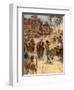 The meeting of Jacob and Joseph in Egypt - Bible-William Brassey Hole-Framed Giclee Print