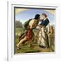 The Meeting of Jacob and Rachel, 1853-William Dyce-Framed Giclee Print