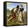 The Meeting of Jacob and Rachel, 1853-William Dyce-Framed Stretched Canvas