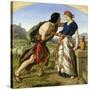 The Meeting of Jacob and Rachel, 1853-William Dyce-Stretched Canvas