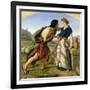 The Meeting of Jacob and Rachel, 1853-William Dyce-Framed Giclee Print