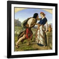 The Meeting of Jacob and Rachel, 1853-William Dyce-Framed Giclee Print