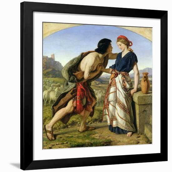 The Meeting of Jacob and Rachel, 1853-William Dyce-Framed Giclee Print