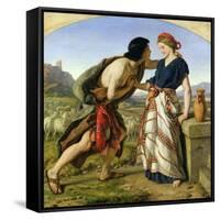 The Meeting of Jacob and Rachel, 1853-William Dyce-Framed Stretched Canvas