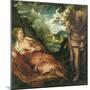 The Meeting of Judah and Tamar-Jacopo Tintoretto-Mounted Giclee Print