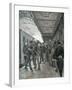 The Meeting of Kaiser Wilhelm Ii and King Umberto of Savoy at the Station in Rome, 1888-null-Framed Giclee Print