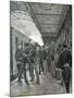 The Meeting of Kaiser Wilhelm Ii and King Umberto of Savoy at the Station in Rome, 1888-null-Mounted Giclee Print