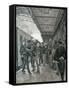 The Meeting of Kaiser Wilhelm Ii and King Umberto of Savoy at the Station in Rome, 1888-null-Framed Stretched Canvas