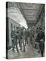 The Meeting of Kaiser Wilhelm Ii and King Umberto of Savoy at the Station in Rome, 1888-null-Stretched Canvas
