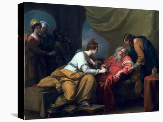 The Meeting of Lear and Cordelia, 1784-Benjamin West-Stretched Canvas