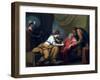 The Meeting of Lear and Cordelia, 1784-Benjamin West-Framed Giclee Print