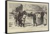 The Meeting of Livingstone and Stanley in Central Africa-Godefroy Durand-Framed Stretched Canvas