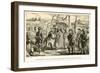 The Meeting of Lord Clive with Meer Jaffier, after the Battle of Plassey-James Godwin-Framed Giclee Print