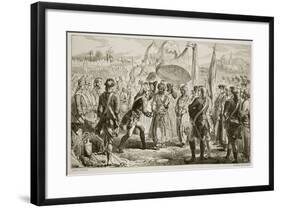 The Meeting of Lord Clive with Meer Jaffier-James Godwin-Framed Giclee Print