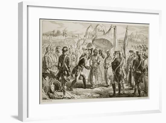 The Meeting of Lord Clive with Meer Jaffier-James Godwin-Framed Giclee Print