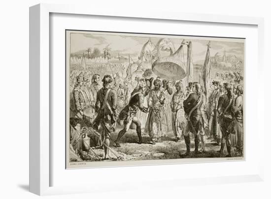 The Meeting of Lord Clive with Meer Jaffier-James Godwin-Framed Giclee Print