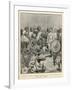 The Meeting of Menelik One of Ethiopia's Greatest Emperors with Major Salsa of the Italian Envoy-Belloc-Framed Art Print